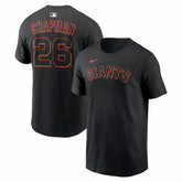 Matt Chapman San Francisco Giants Home Name & Number T-Shirt Black