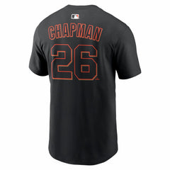 Matt Chapman San Francisco Giants Home Name & Number T-Shirt Black
