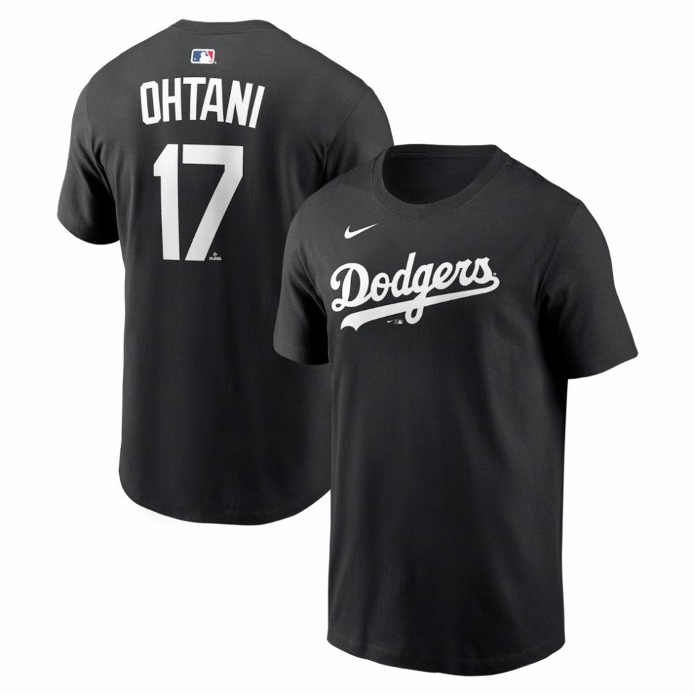 Shohei Ohtani Los Angeles Dodgers Name & Number T-Shirt Black