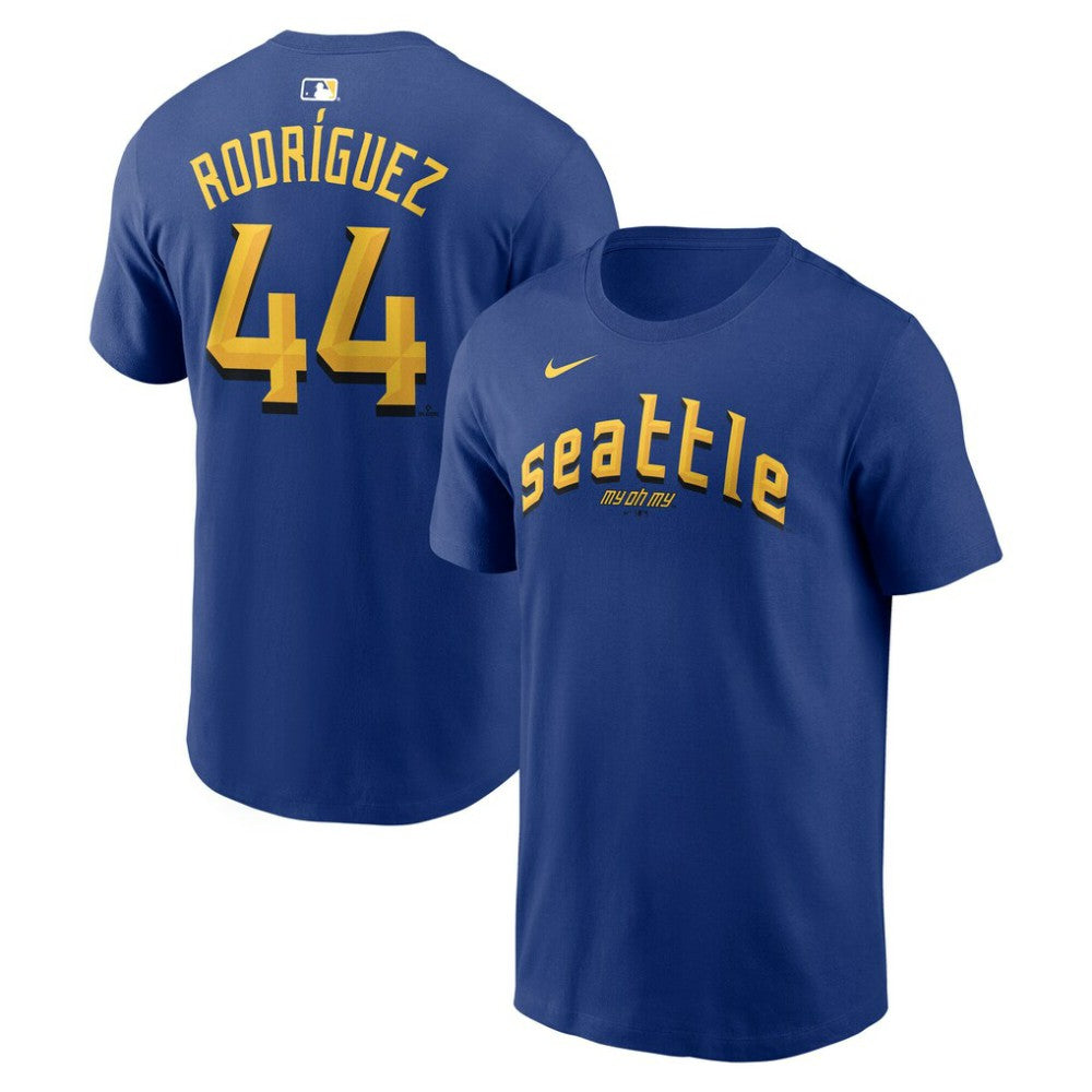 Julio Rodríguez Seattle Mariners City Connect Name & Number T-Shirt Royal
