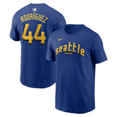 Julio Rodríguez Seattle Mariners City Connect Name & Number T-Shirt Royal