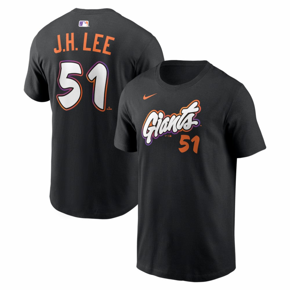 Jung Hoo Lee San Francisco Giants City Connect Name & Number T-Shirt Black