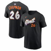 Matt Chapman San Francisco Giants City Connect Name & Number T-Shirt Black