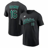 Jason Giambi Athletics Cooperstown Collection Name & Number T-Shirt Black