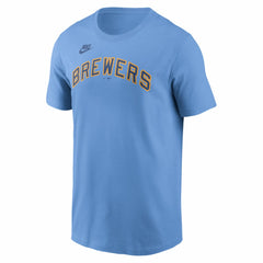 Robin Yount Milwaukee Brewers Cooperstown Collection Name & Number T-Shirt Powder Blue