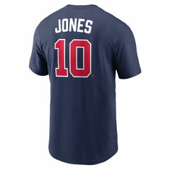 Chipper Jones Atlanta Braves Cooperstown Collection Name & Number T-Shirt Navy