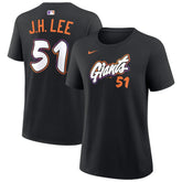 Jung Hoo Lee San Francisco Giants Women's City Connect Name & Number T-Shirt Black