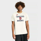 Minnesota Twins Cooperstown Collection ‘70s Inspired T-Shirt Cream