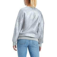 Los Angeles Lakers Tommy Jeans Women's Tracy Pullover Sweatshirt - Silver discount