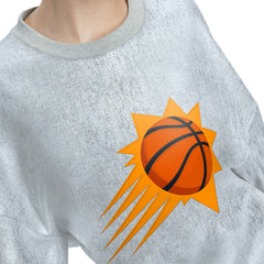 Phoenix Suns Tommy Jeans Women's Tracy Pullover Sweatshirt - Silver cheap