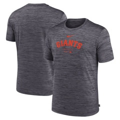 San Francisco Giants Authentic Collection Velocity Performance Practice T-Shirt Charcoal
