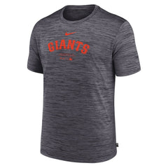 San Francisco Giants Authentic Collection Velocity Performance Practice T-Shirt Charcoal