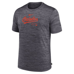 Baltimore Orioles Authentic Collection Velocity Performance Practice T-Shirt Charcoal