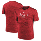 Los Angeles Angels Authentic Collection Velocity Performance Practice T-Shirt Red