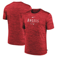 Los Angeles Angels Authentic Collection Velocity Performance Practice T-Shirt Red