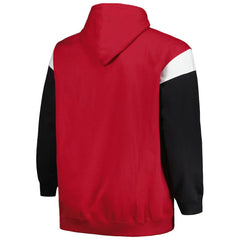 Arizona Cardinals Profile Big & Tall Trench Battle Pullover Hoodie - Cardinal for sale