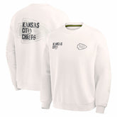 Kansas City Chiefs Oversized Type Play Multi Sweatshirt - Cream cheap