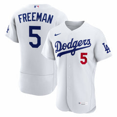 Freddie Freeman Los Angeles Dodgers Home Authentic Jersey White