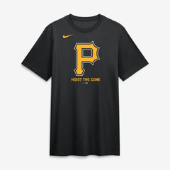 Pittsburgh Pirates Tri-Blend Logo T-Shirt Black