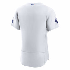 Los Angeles Dodgers Home Sponsor Patch Authentic Jersey White