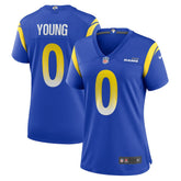 Byron Young Los Angeles Rams Women's Home Game Jersey - Royal cheap