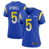 Tutu Atwell Los Angeles Rams Women's Home Game Jersey - Royal outlet