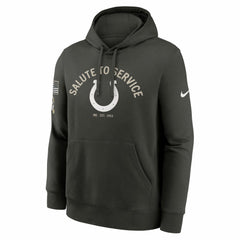 Indianapolis Colts Salute To Service Club Fleece Hoodie - Olive sale