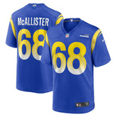 Mike McAllister Los Angeles Rams Home Game Jersey - Royal online