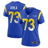 Steve Avila Los Angeles Rams Women's Home Game Jersey - Royal for sale
