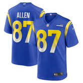 Davis Allen Los Angeles Rams Home Game Jersey - Royal sale