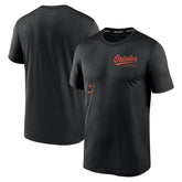 Baltimore Orioles Authentic Collection Early Work Tri-Blend Performance T-Shirt Black