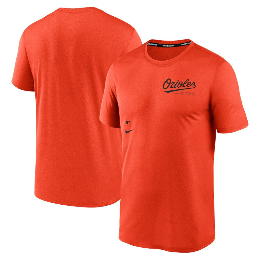 Baltimore Orioles Authentic Collection Early Work Tri-Blend Performance T-Shirt Orange