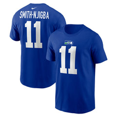 Jaxon Smith-Njigba Seattle Seahawks Player Name & Number T-Shirt - Royal cheap