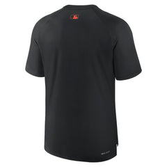 Baltimore Orioles Authentic Collection Pregame Raglan Performance T-Shirt Black