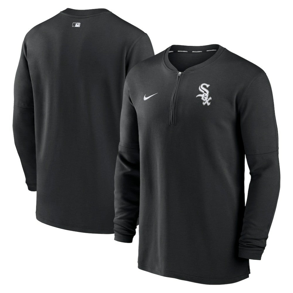 Chicago White Sox Authentic Collection Game Time Performance Quarter-Zip Top Black
