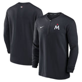 Minnesota Twins Authentic Collection Game Time Performance Quarter-Zip Top Navy