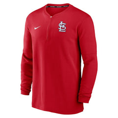 St. Louis Cardinals Authentic Collection Game Time Performance Quarter-Zip Top Red