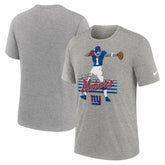 Malik Nabers New York Giants Player Graphic T-Shirt - Heather Gray online