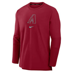 Arizona Diamondbacks Authentic Collection Player Dri-FIT Lightweight Pullover Red