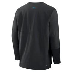 Miami Marlins Authentic Collection Player Dri-FIT Lightweight Pullover Black