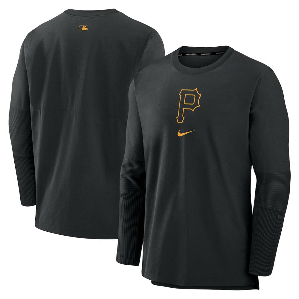 Pittsburgh Pirates Authentic Collection Player Dri-FIT Lightweight Pullover Black
