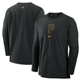 Pittsburgh Pirates Authentic Collection Player Dri-FIT Lightweight Pullover Black