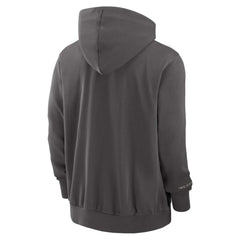 Tampa Bay Rays Authentic Collection Travel Player Performance Full-Zip Hoodie Charcoal
