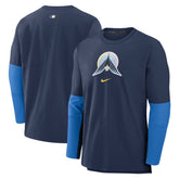 Minnesota Twins Authentic Collection Player Dri-FIT Lightweight Pullover Navy