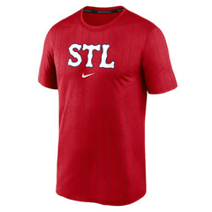 St. Louis Cardinals 2024 City Connect Authentic Collection Practice Velocity Performance T-Shirt Red