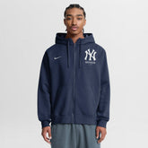New York Yankees Primetime Lockup Full-Zip Hoodie Navy