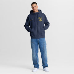 Milwaukee Brewers Primetime Lockup Full-Zip Hoodie Navy