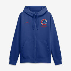 Chicago Cubs Primetime Lockup Full-Zip Hoodie Royal