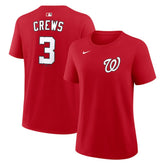 Dylan Crews Washington Nationals Women's Name & Number T-Shirt Red