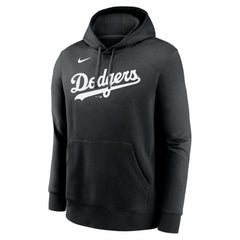 Los Angeles Dodgers Logo Club Fleece Hoodie Black